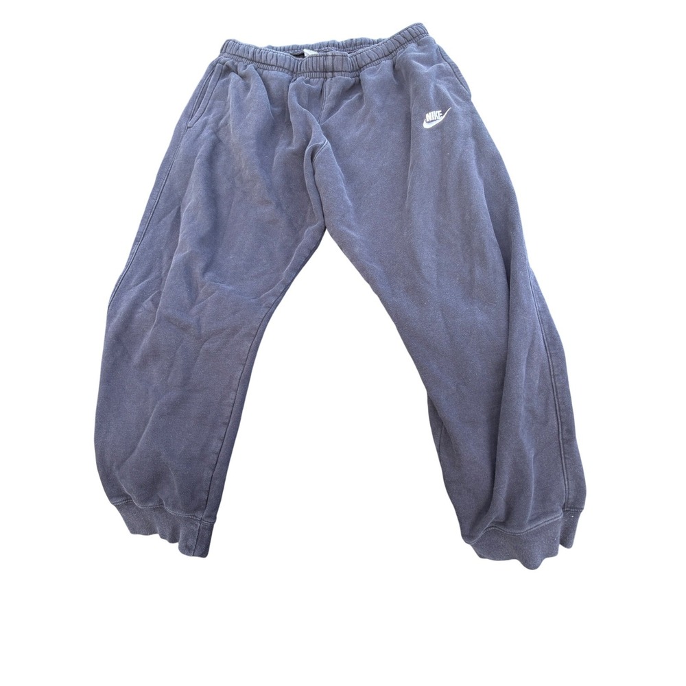 Nike Grey/Blue Fleece Joggers